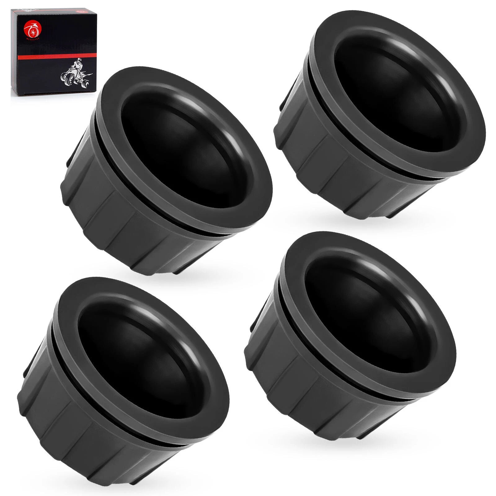 Set of 4 Wheel Center Caps 44732-HL1-A00 for Honda MUV700 Big Red (2009–2013)