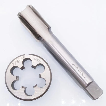 7/8-18 UNS Tap & Die Set for Precision Cutting