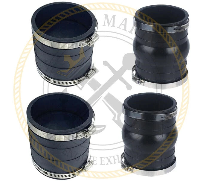 Exhaust Pipe Hose Set for OMC Sterndrive (0913405 / 591)