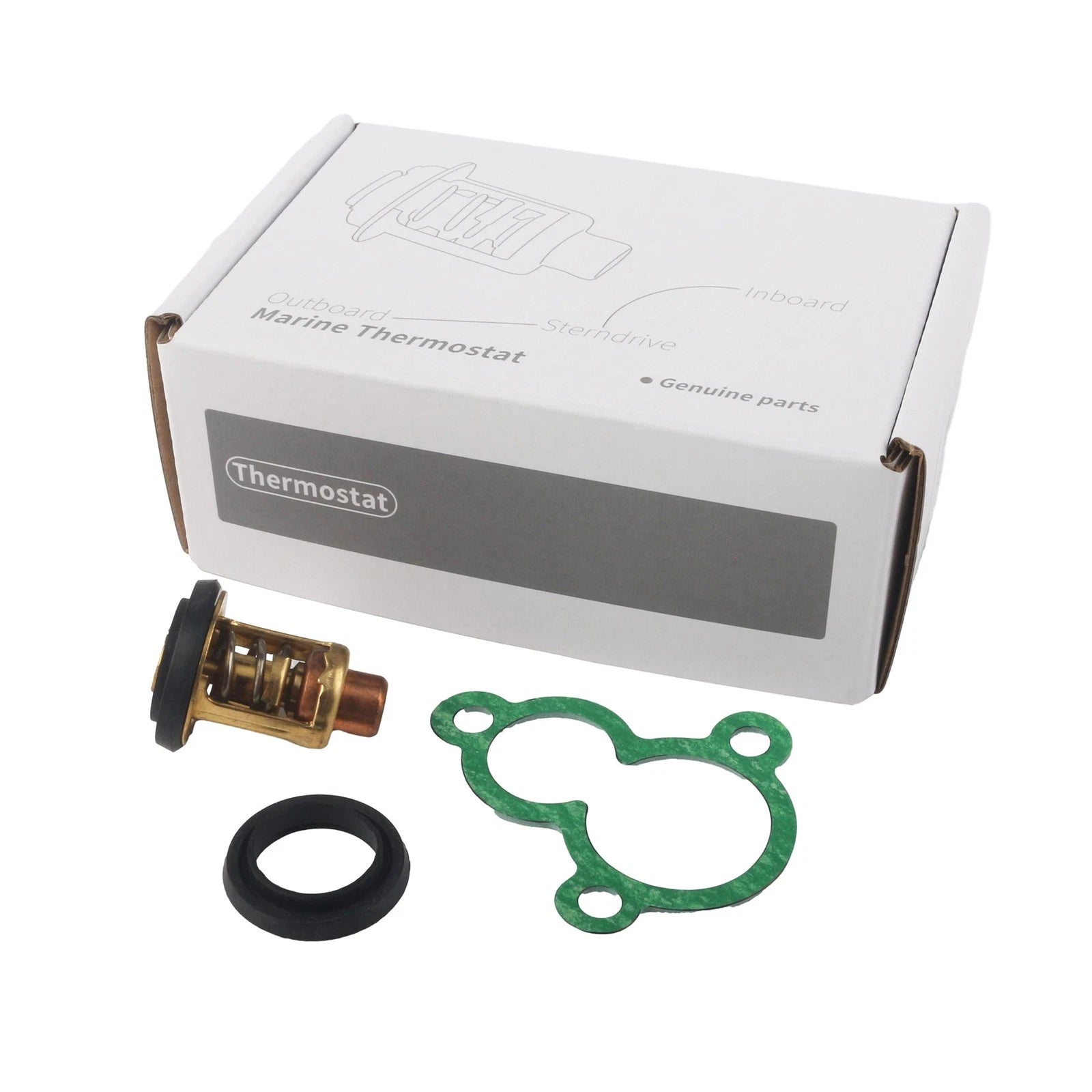 Thermostat Kit for Yamaha Outboard F4A F4B F5A F6C (4 HP, 5 HP, 6 HP)