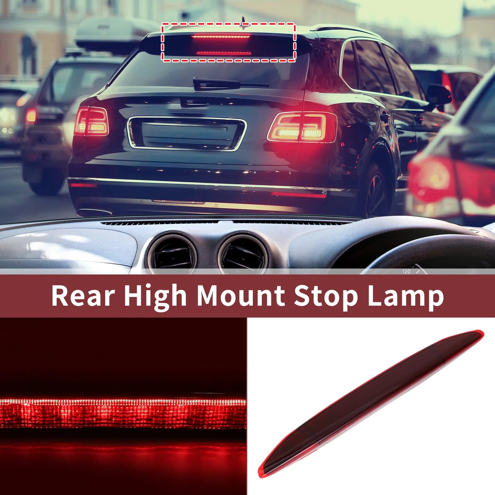 Third Brake Light Red LED Replacement for Subaru Outback (2015–2024)