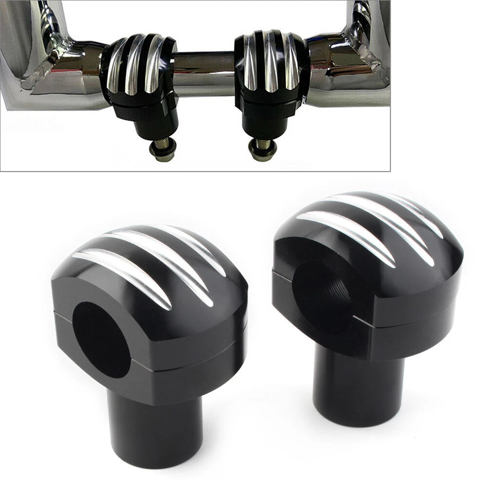 25mm Handlebar Adapter Risers Clamp for Harley Fatboy