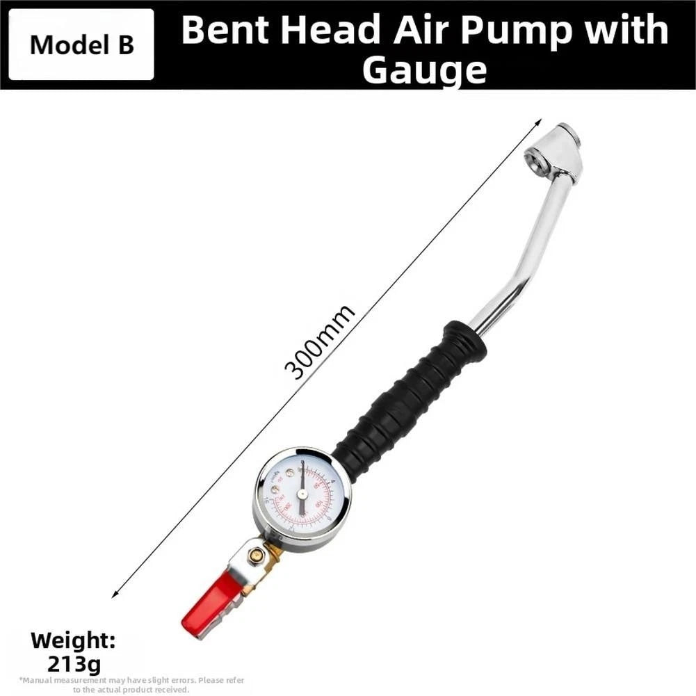 Heavy Duty Tire Inflator Gauge for Handheld Use (0-230 PSI)