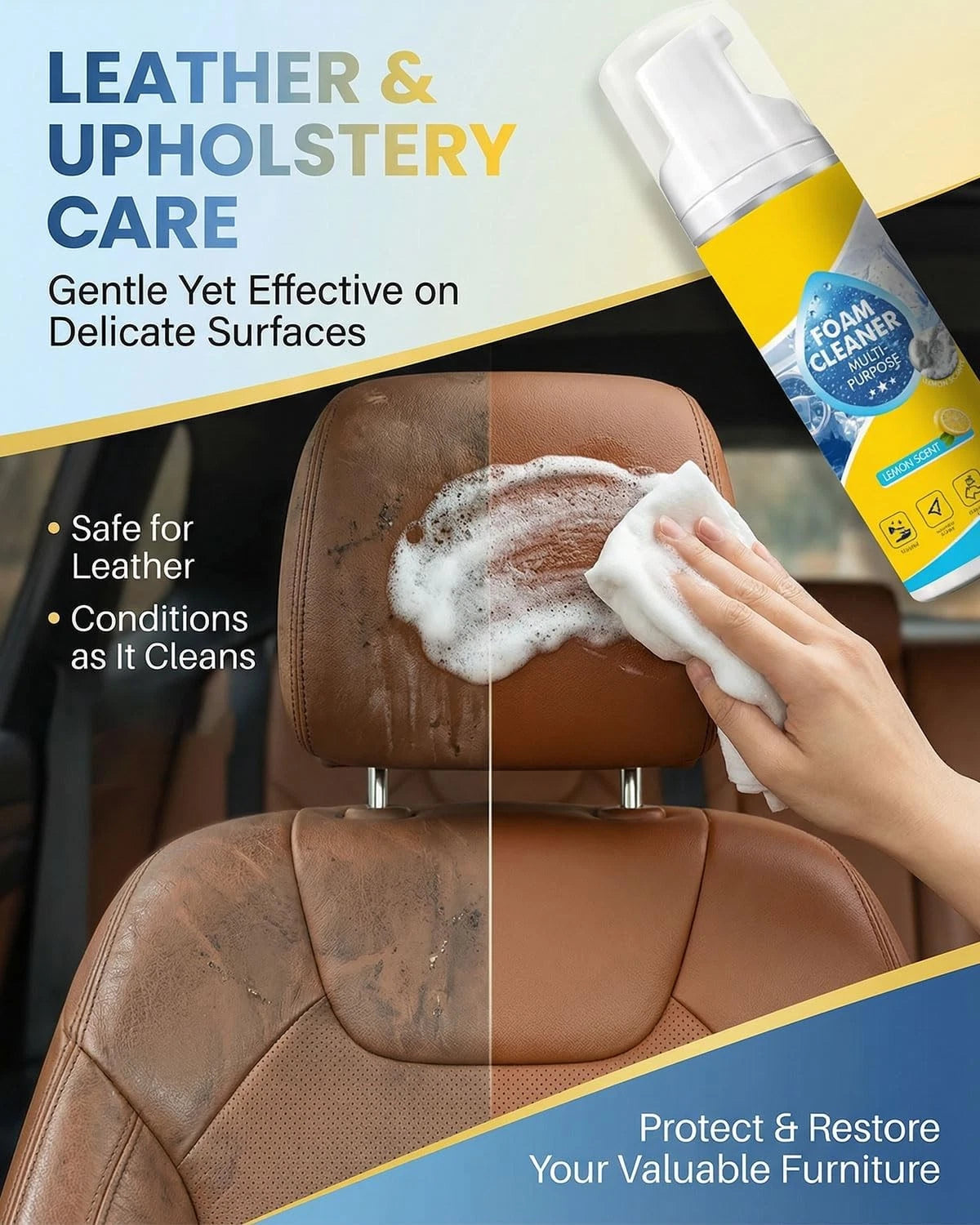 Foam Cleaner for Car Interior (Universal)