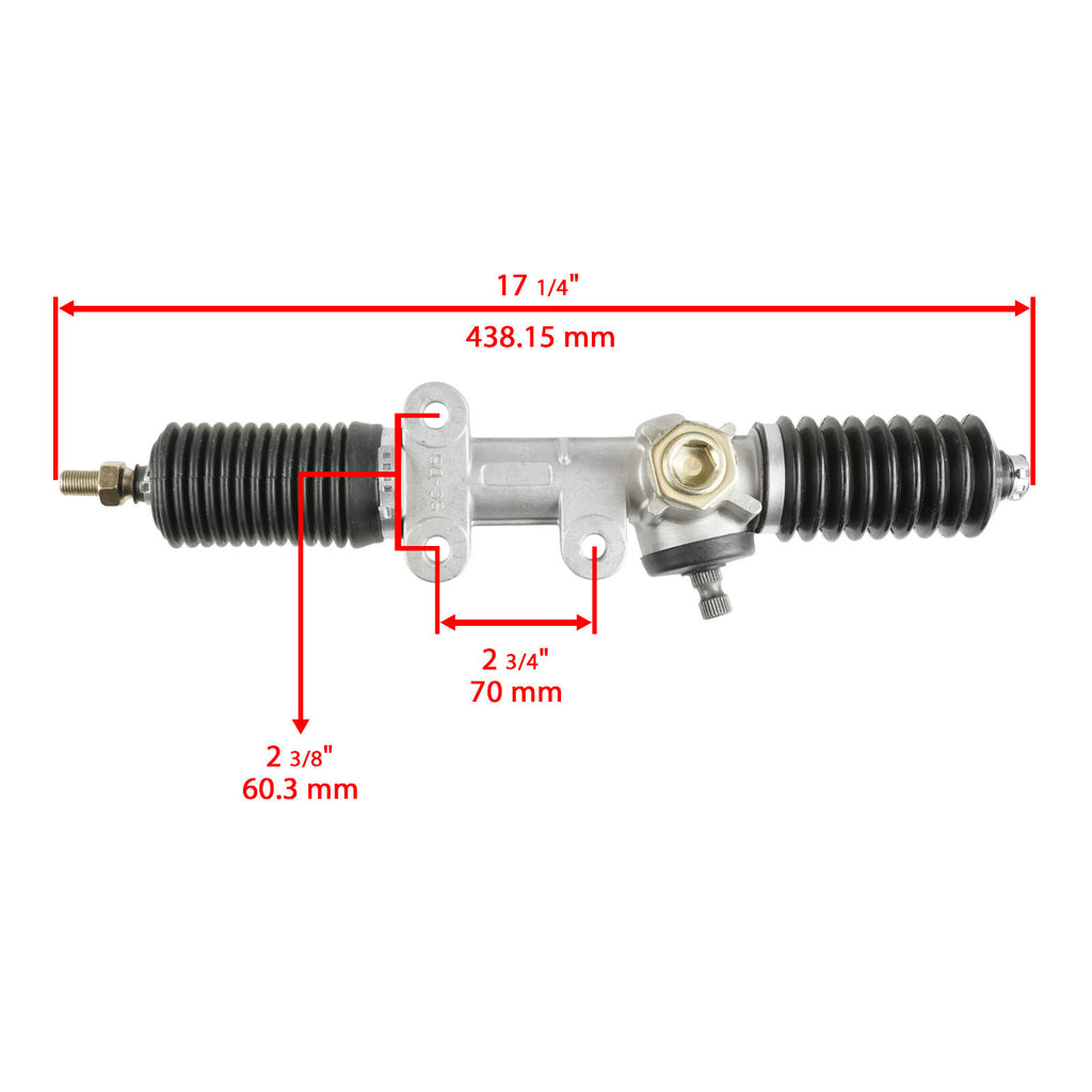 Steering Gear Rack and Pinion Replacement for Club Car DS (1984–2004)