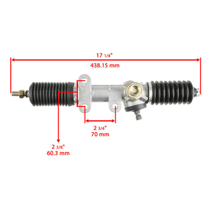 Steering Gear Rack and Pinion Replacement for Club Car DS (1984–2004)