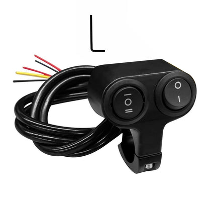 Dual Button On Off Switch for Motorcycle Handlebar 7/8" (ATV)
