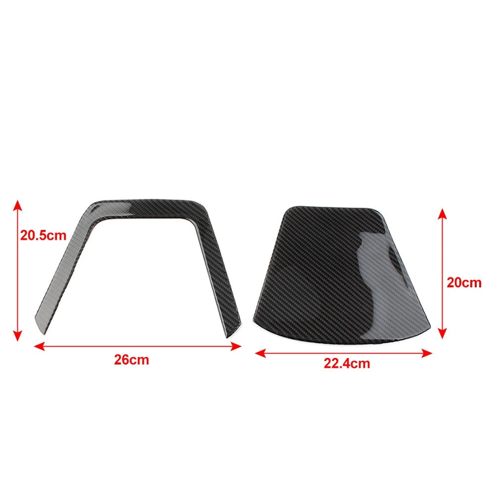 2X Center Console Dashboard Panel Cover Trim for Chevrolet Equinox (2018–2021)