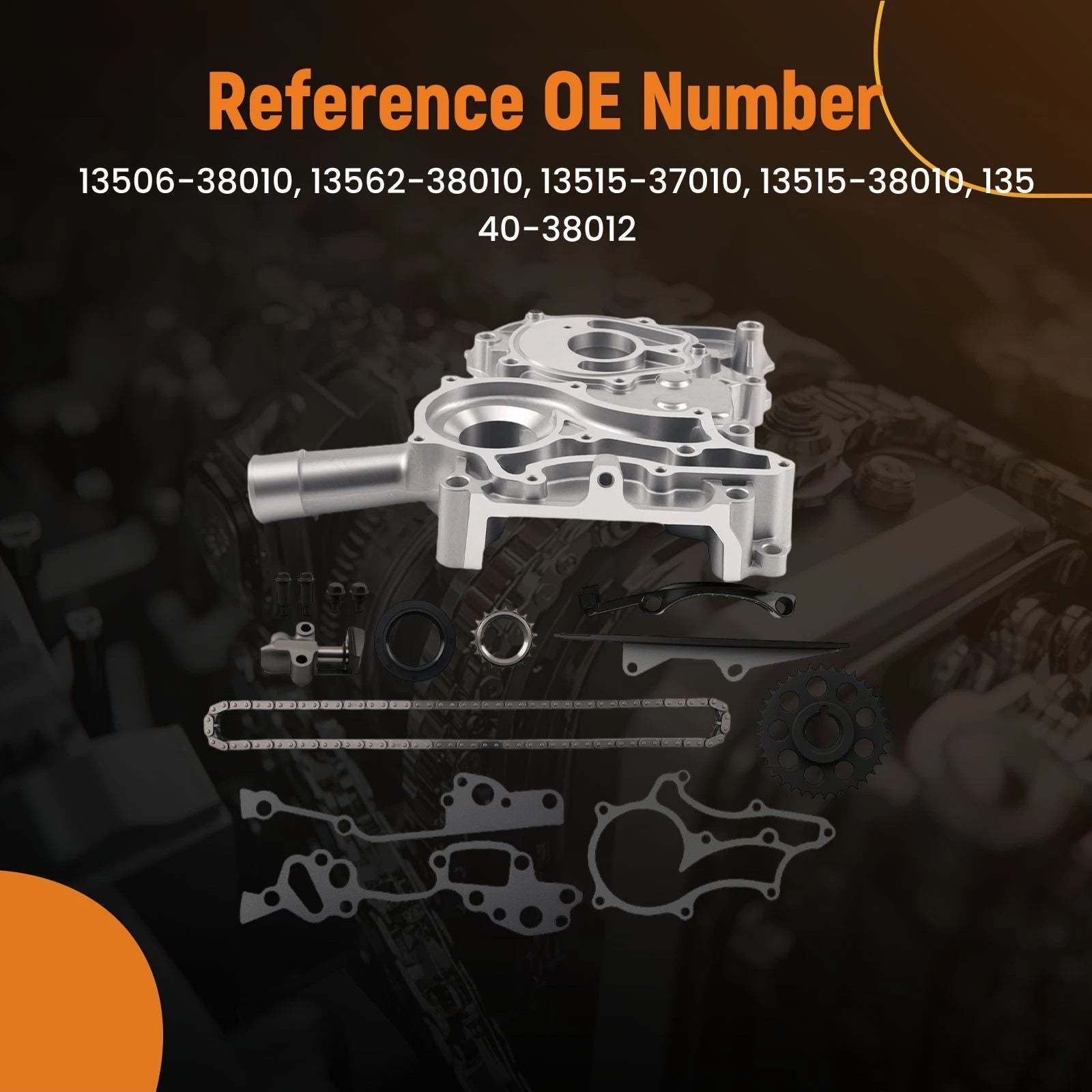 Engine Timing Chain Kit for Toyota 4Runner/Pickup 2.4L (1985–1995)