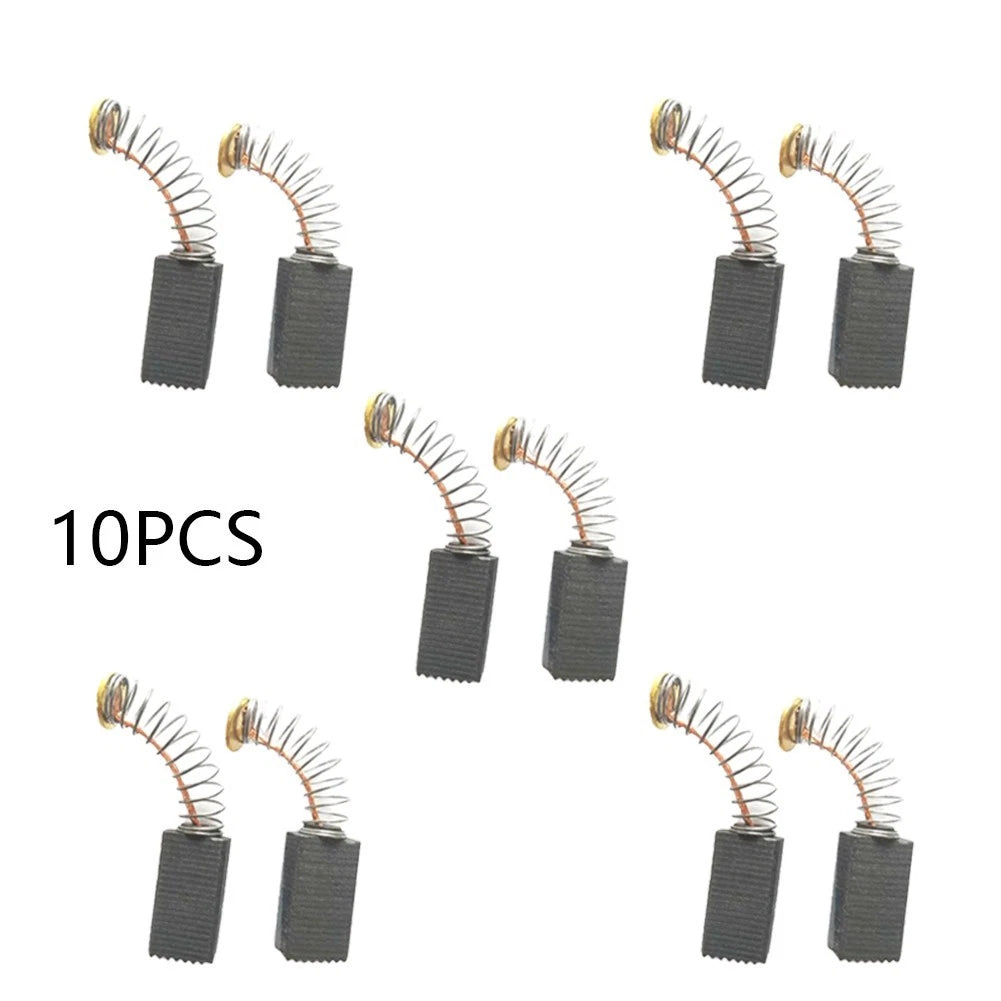 Set of 10 Carbon Brushes for Power Tools