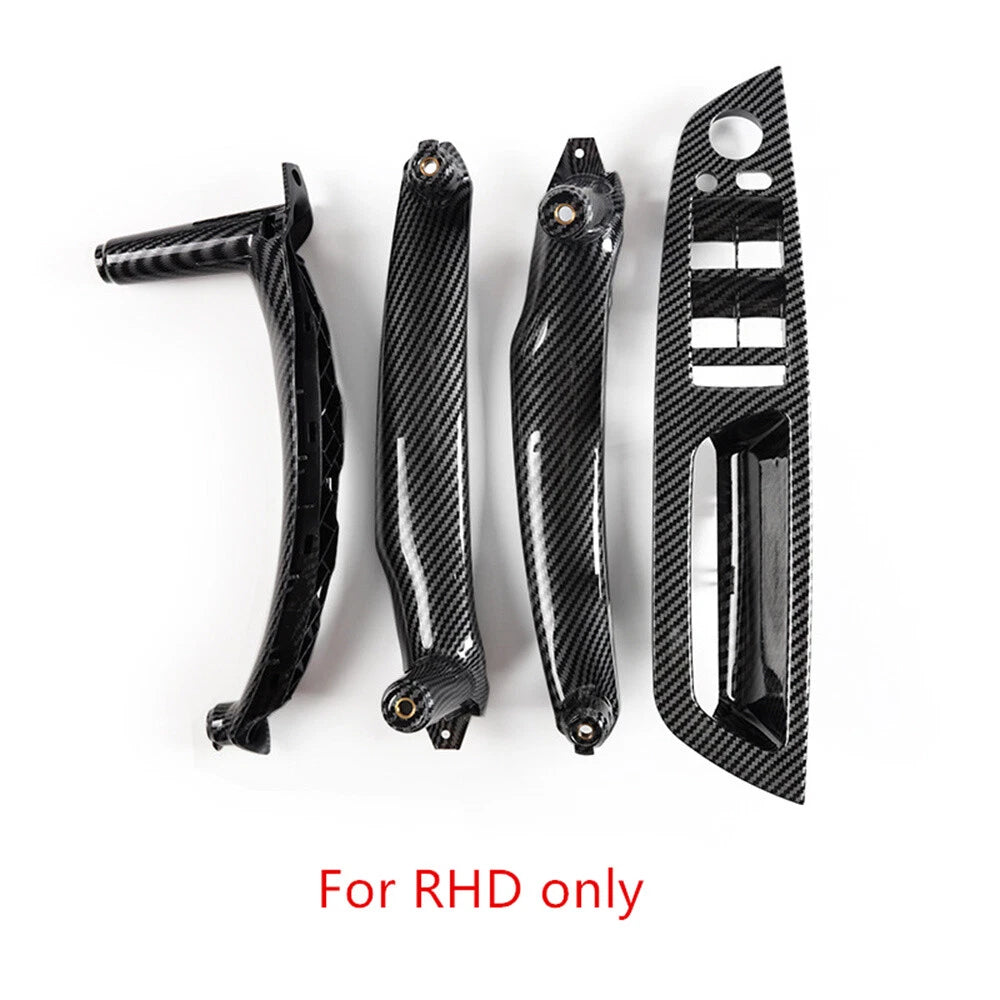 Set of 4 Window Switch Panel Interior Door Handle Kit for BMW X5 X6 (E70 E71) RHD