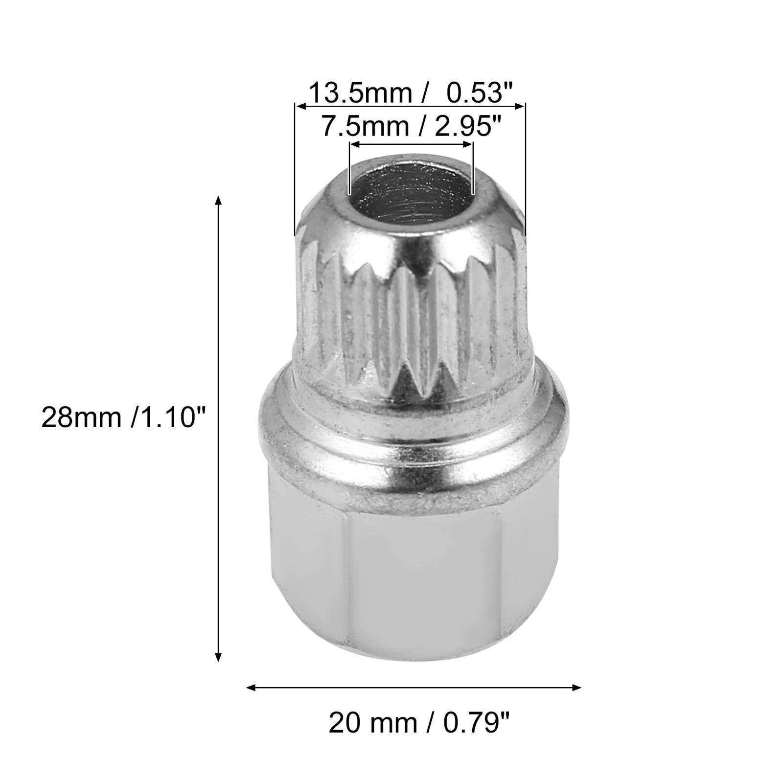 Hollow Car Wheel Lock Key for BMW (35 19PT) Anti Theft Lug Nut Socket