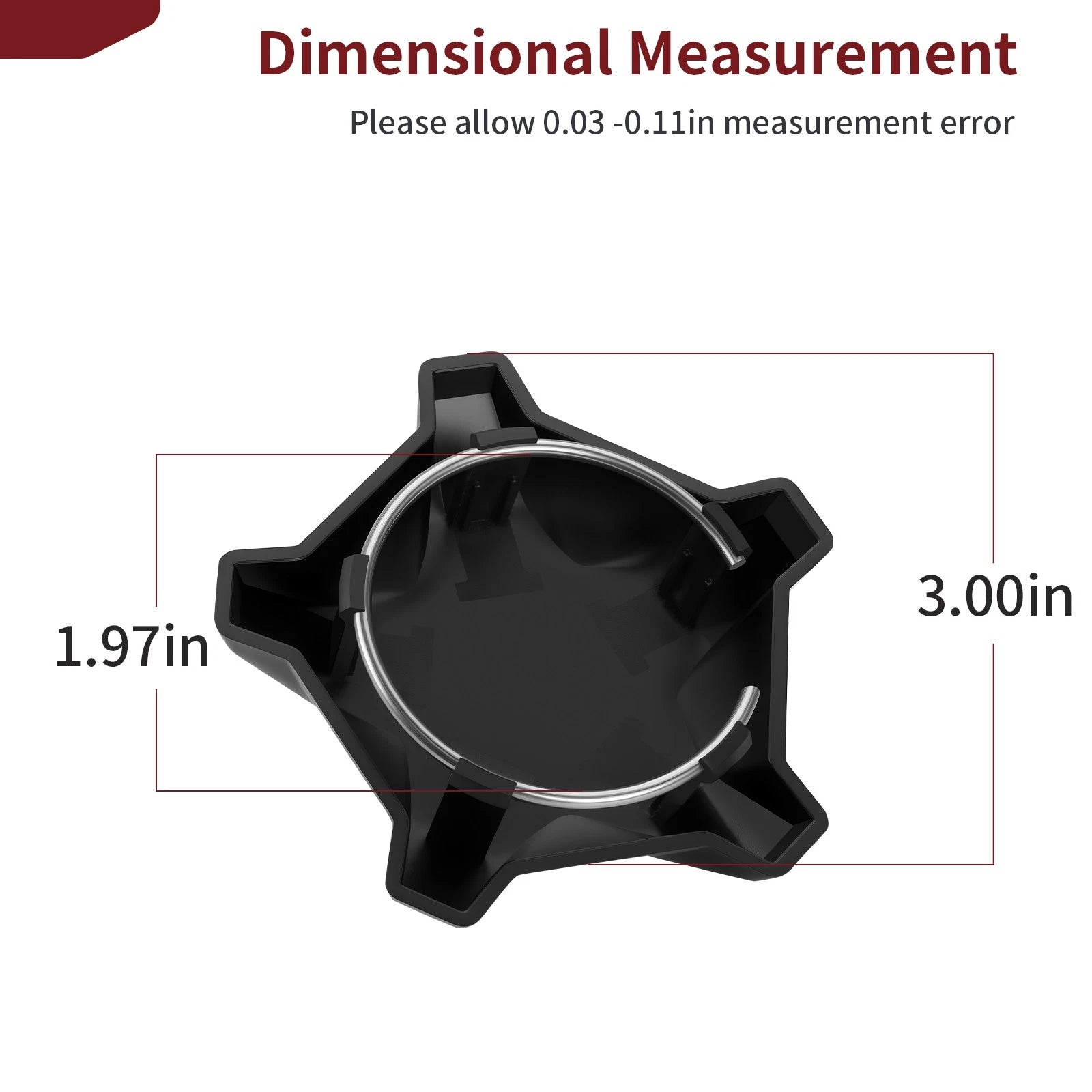 Set of 4 Rim Caps for Polaris RZR Turbo R (2022–2024) 1523842-744 Matte Flash Black