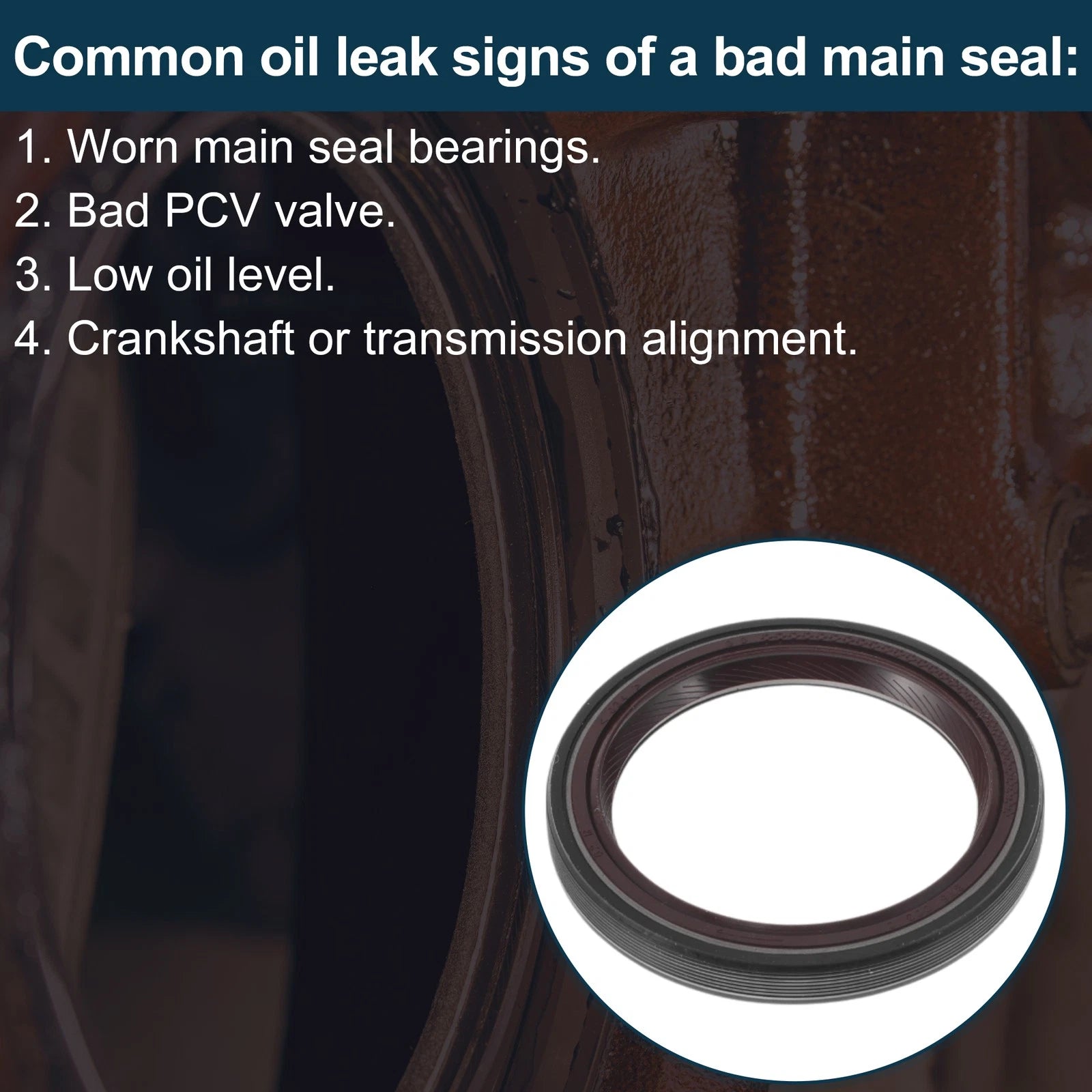 Front Crankshaft Oil Seal Replacement for Toyota Sienna (2010–2013)
