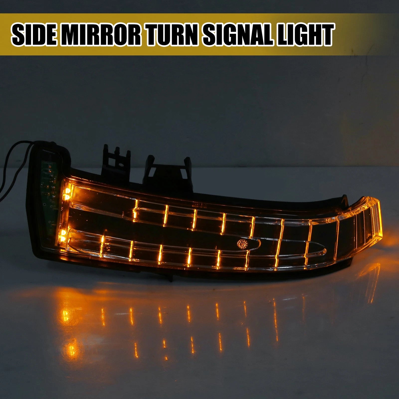 Front Left LED Side Mirror Turn Signal Light Replacement for Mercedes W204 (2008–2015)