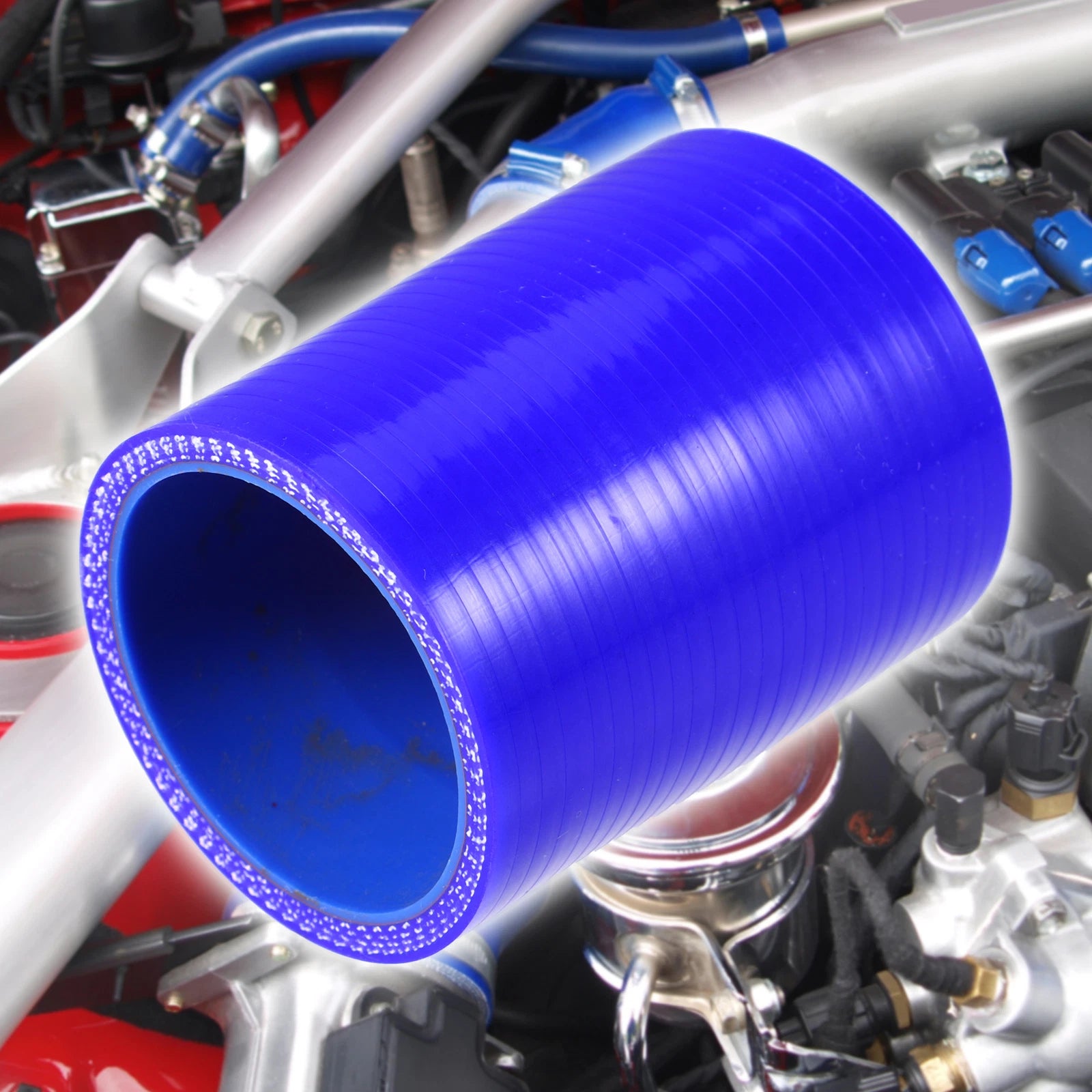 Silicone Hose Coupler for Car Intercooler (48-51mm, 1.9"-2" ID) Blue