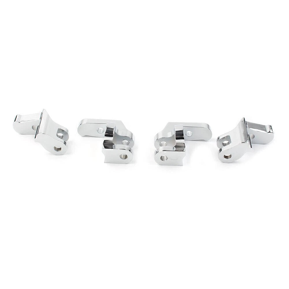 Front Driver Floorboards Footpegs Relocation Brackets for Harley (1997–2016)