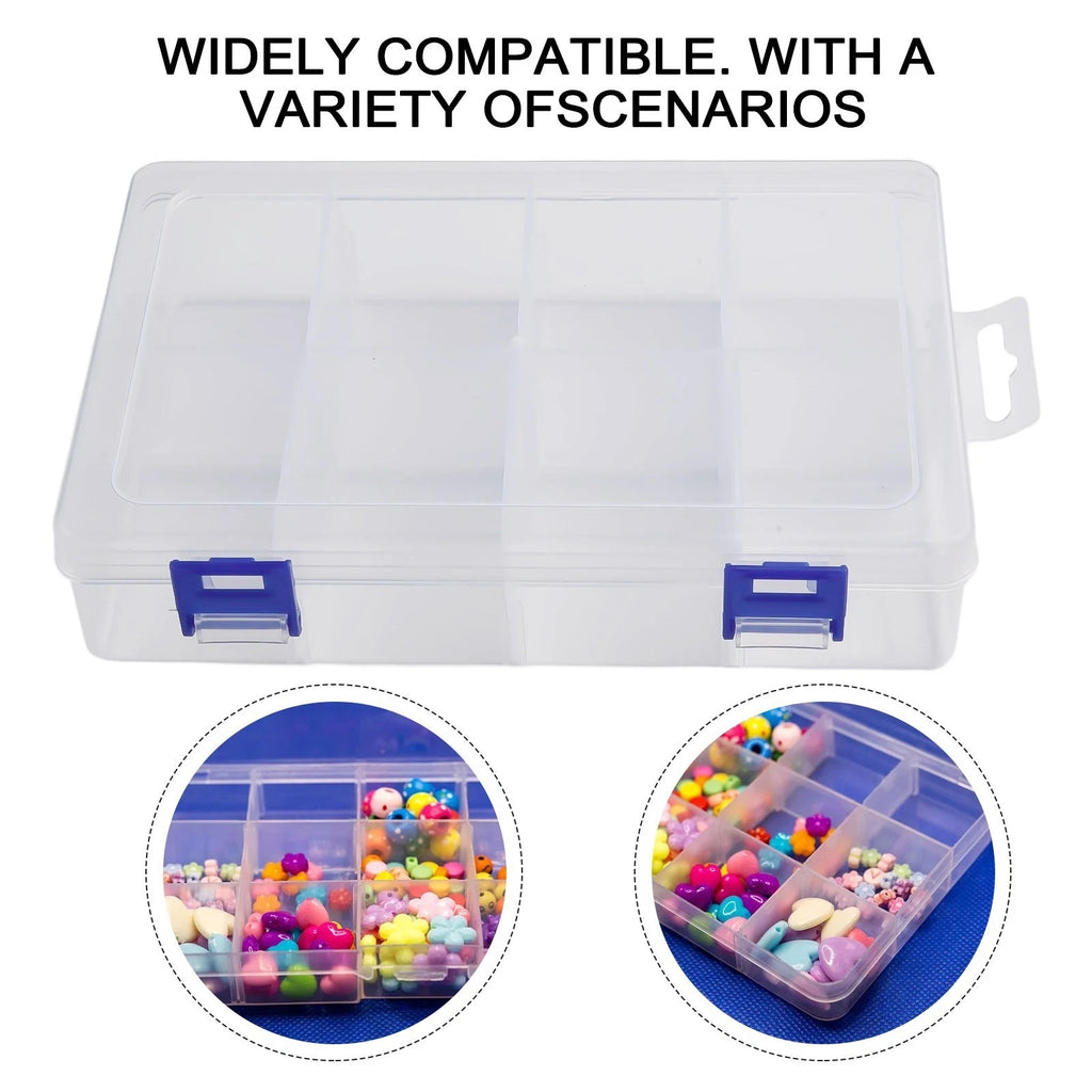 Adjustable 8 Grids Compartment Storage Box for Automotive Parts (Universal)