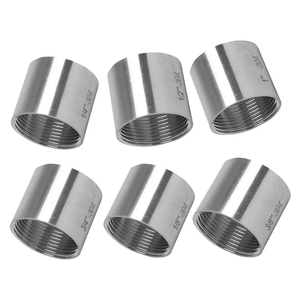 304 Grade Stainless Steel Pipe Coupling Fitting for Automotive Applications