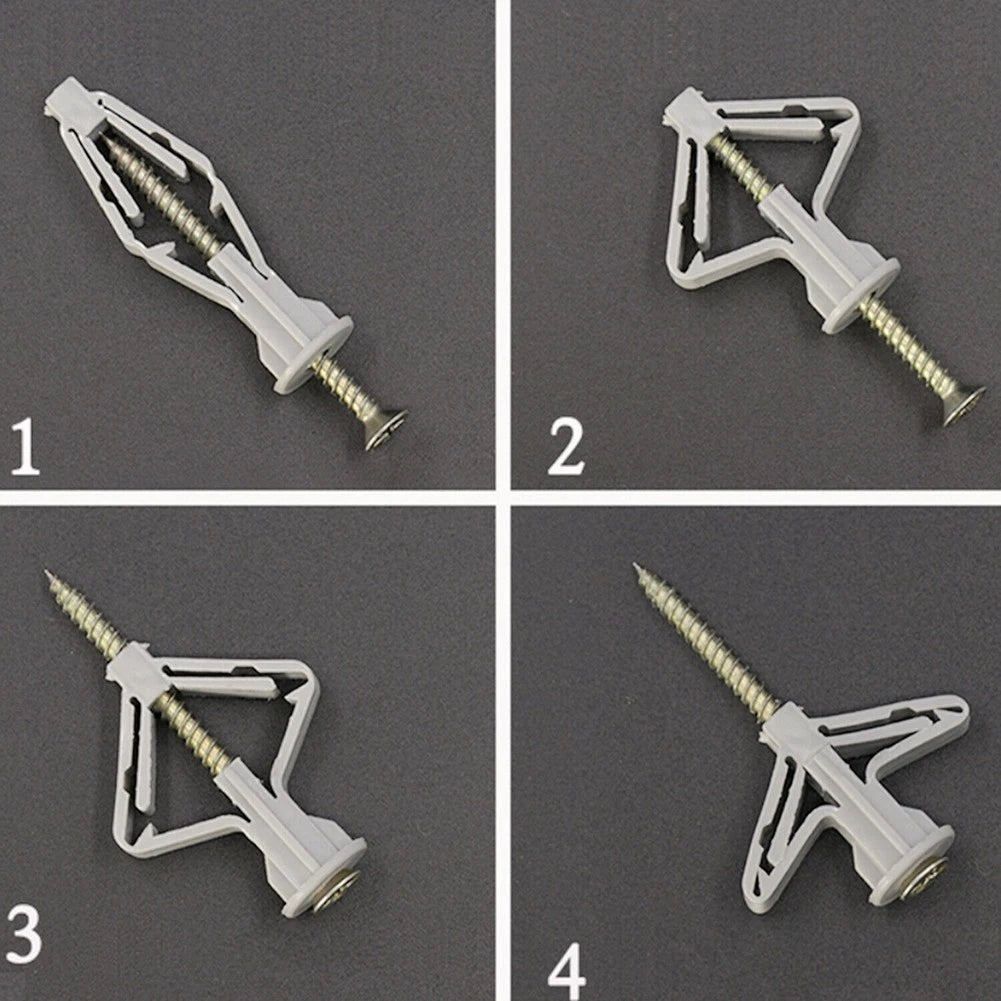 Self-Drilling Drywall Anchor Kit for Hollow Walls