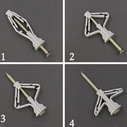 Self-Drilling Drywall Anchor Kit for Hollow Walls