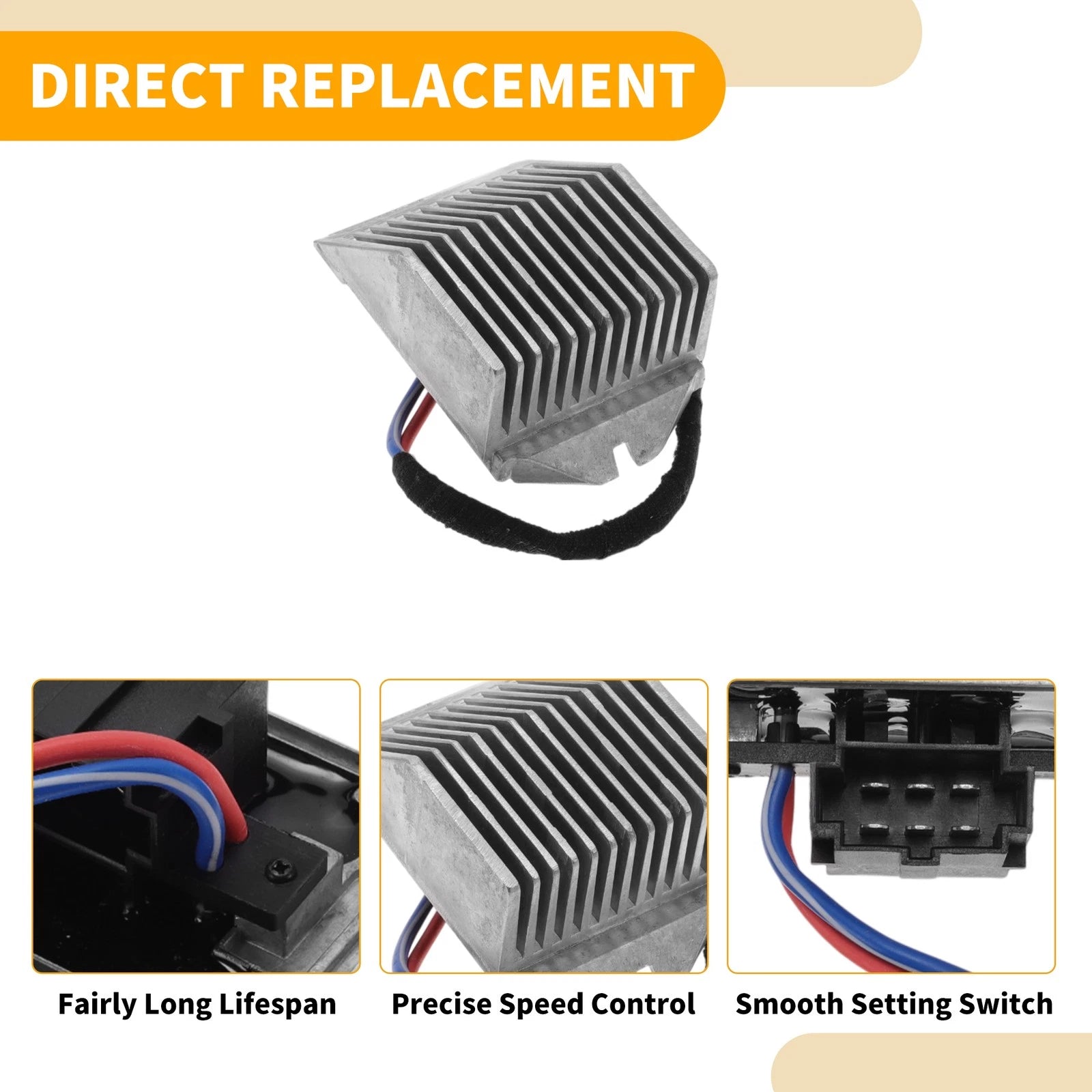 HVAC Blower Motor Resistor for Audi A2 (2000–2005) Replacement