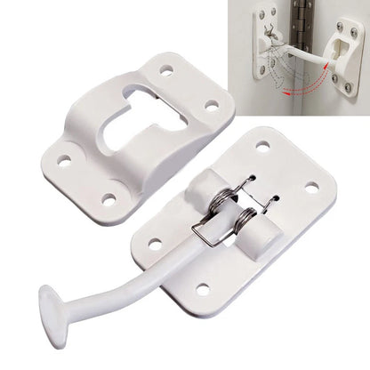RV Door Catch Latch T Style Holder for Efficient Installation (White)