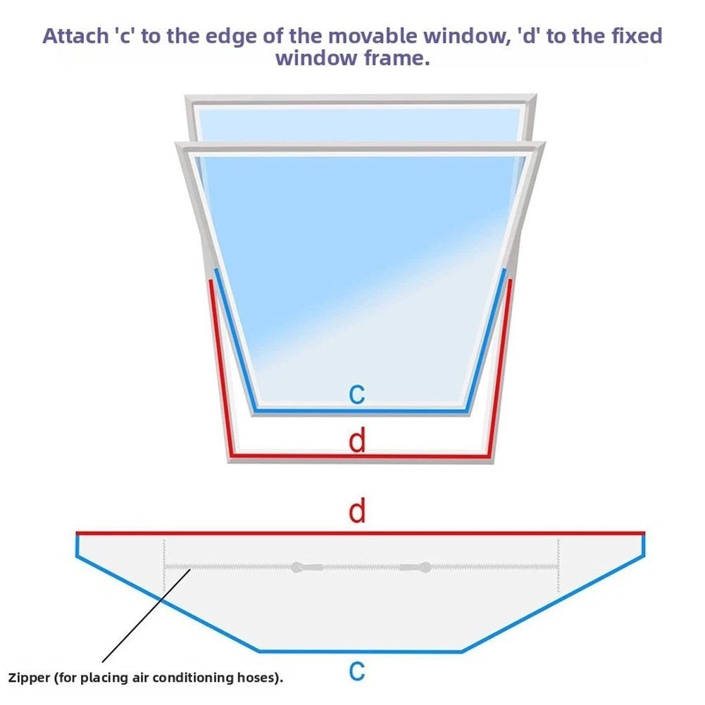 Window Sealing Cloth for Portable AC Units 270x38cm
