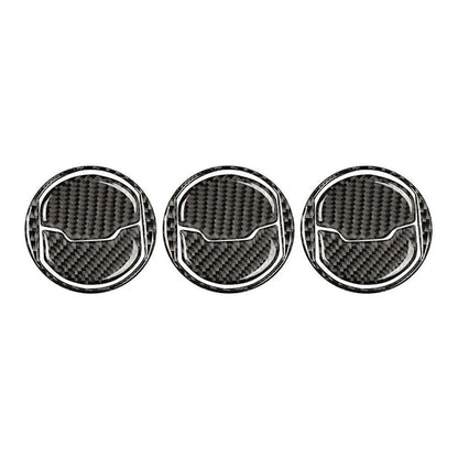 Carbon Fiber Interior Air Vent Outlet Frame Trim for Ford Mustang (2015–2019)