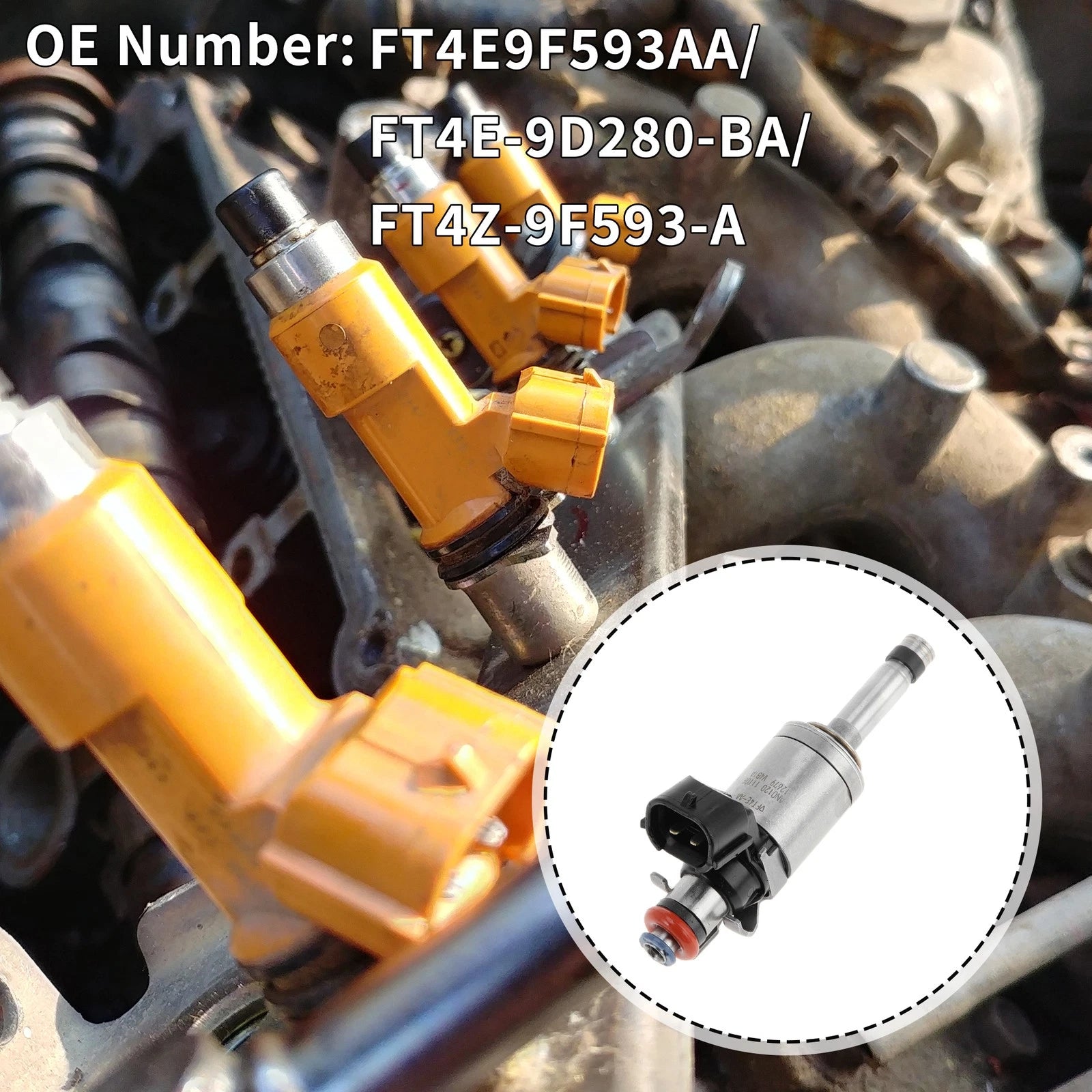 Fuel Injector Replacement for Ford Edge 2.7L (2015–2018) Engine