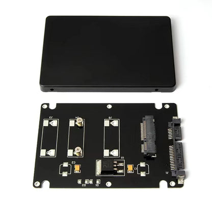 2.5 Inch SATA to mSATA SSD Enclosure Converter Adapter