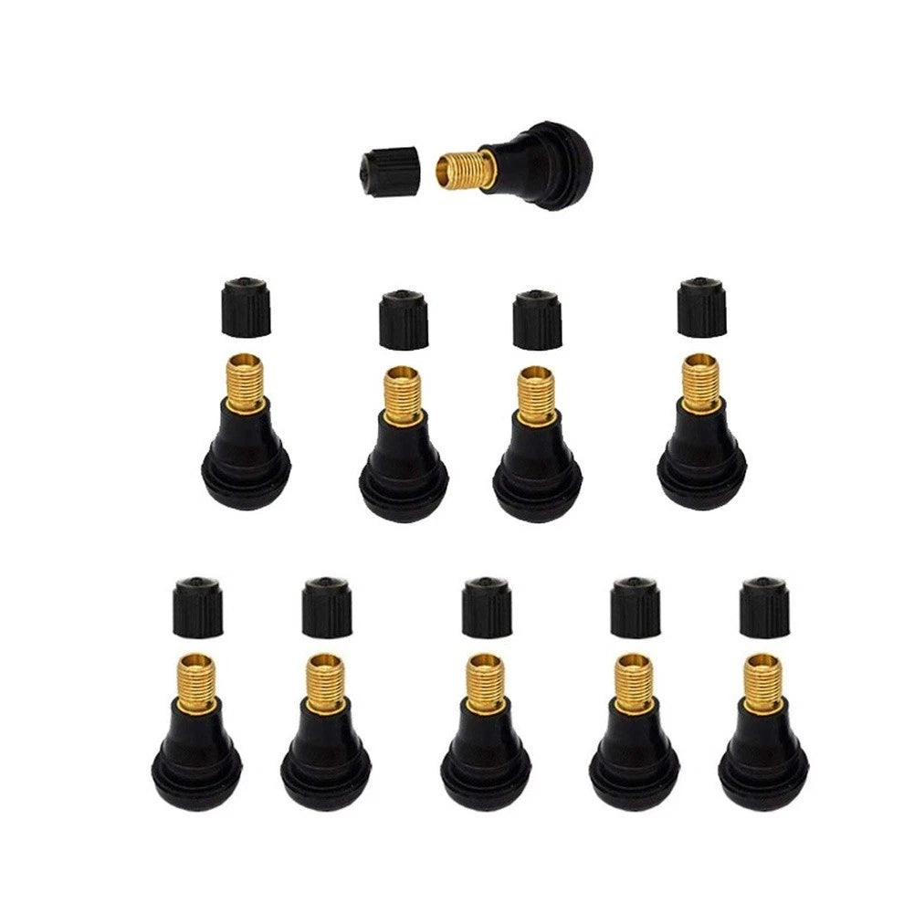 15pcs Tire Valve Core Tool Kit Featuring TR412 Stem Installer for Cars