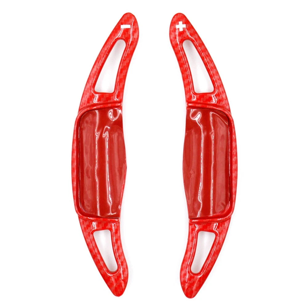 Steering Wheel Shift Paddle Extensions for Toyota Camry Avalon (Pair, Red)