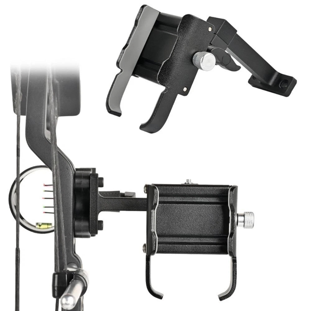 Telescoping Phone Holder for Compound Bow (55-100mm Width)