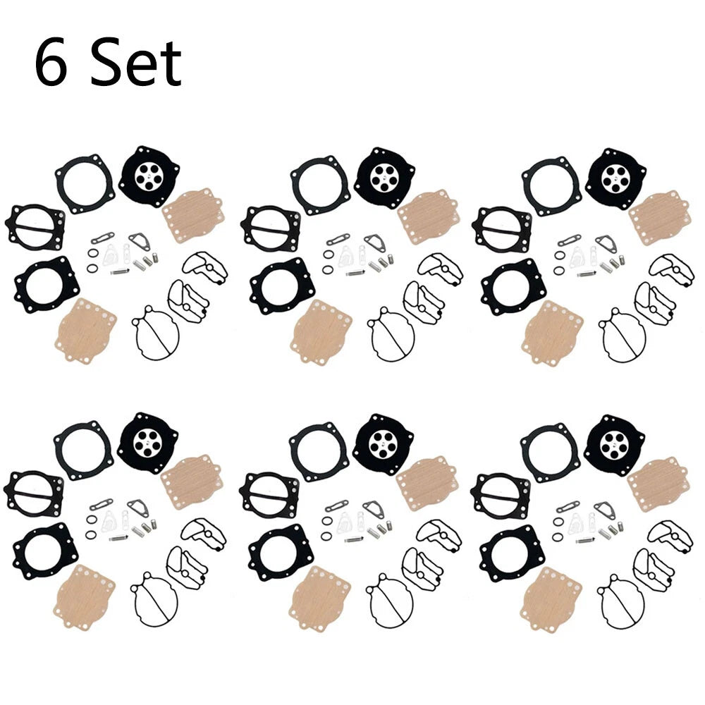 Set of 6 Carburetor Repair Parts for Kawasaki Keihin CDK-2 (750)