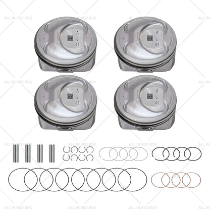 Engine Piston w/ Rings Kit for Kia Sorento, Optima, Hyundai Sonata (2.4L)