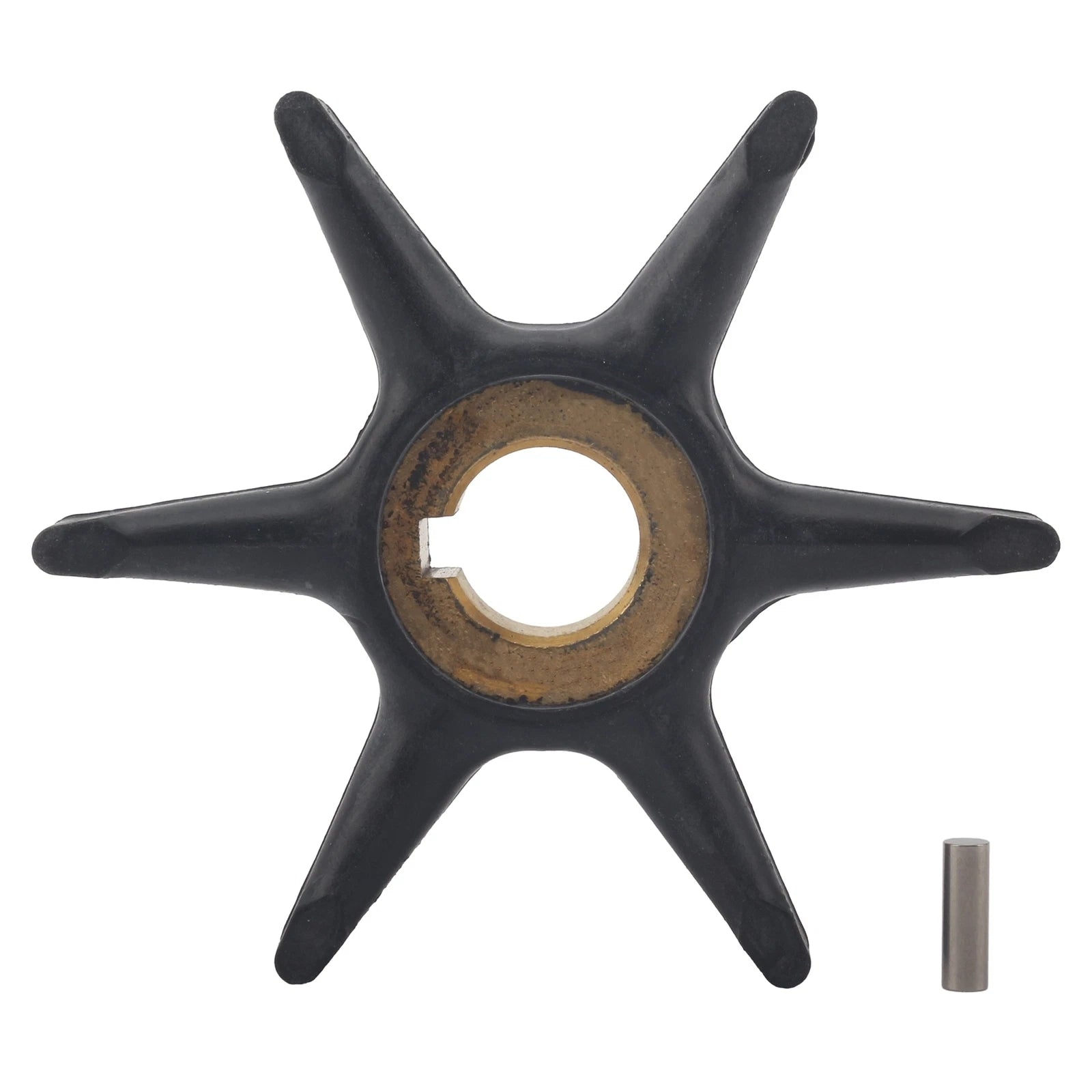 Outboard Water Pump Impeller & Pin for Evinrude Johnson (10-25 HP)