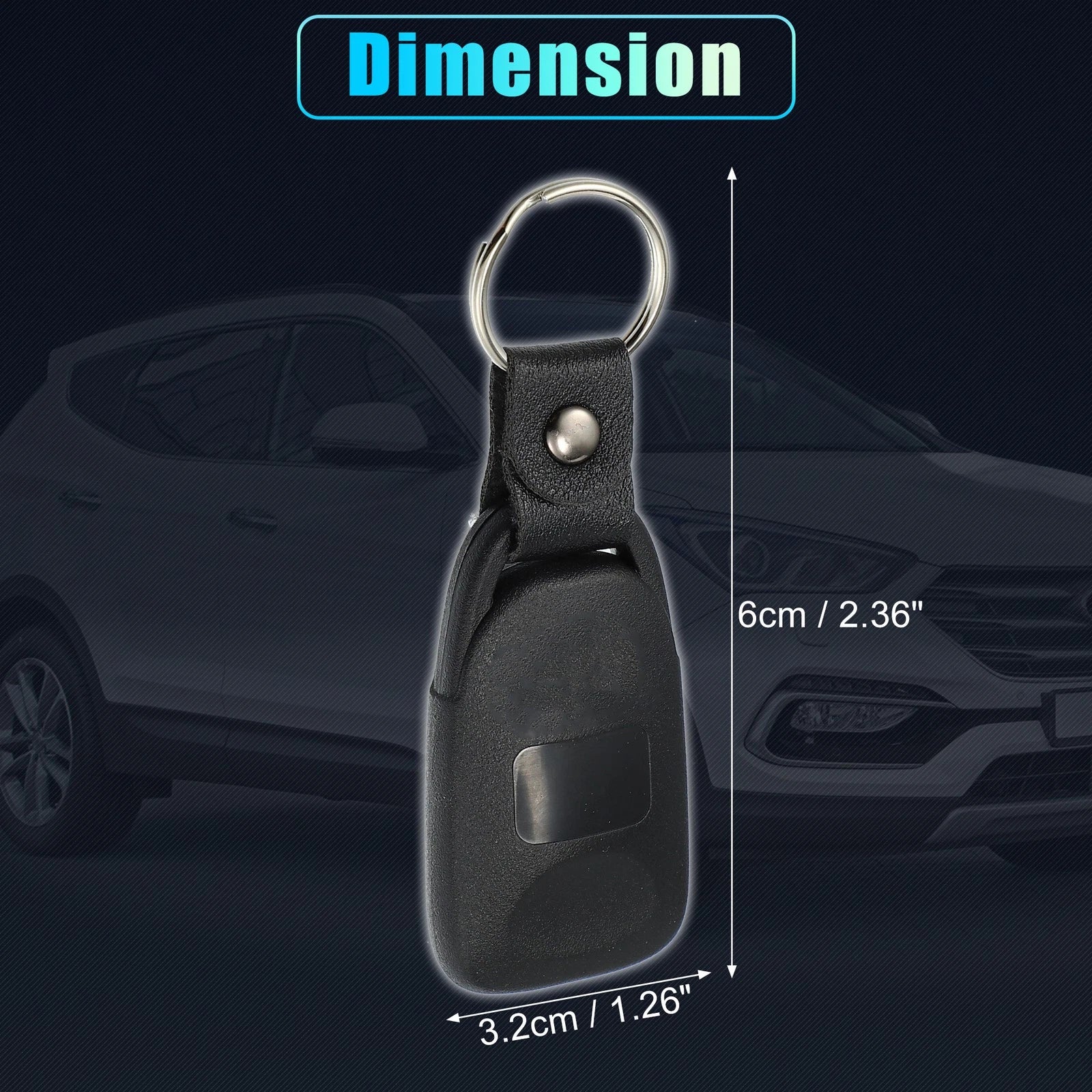 2 Button Keyless Entry Remote Key Shell Cover for Hyundai Kia No Chip (FCC)