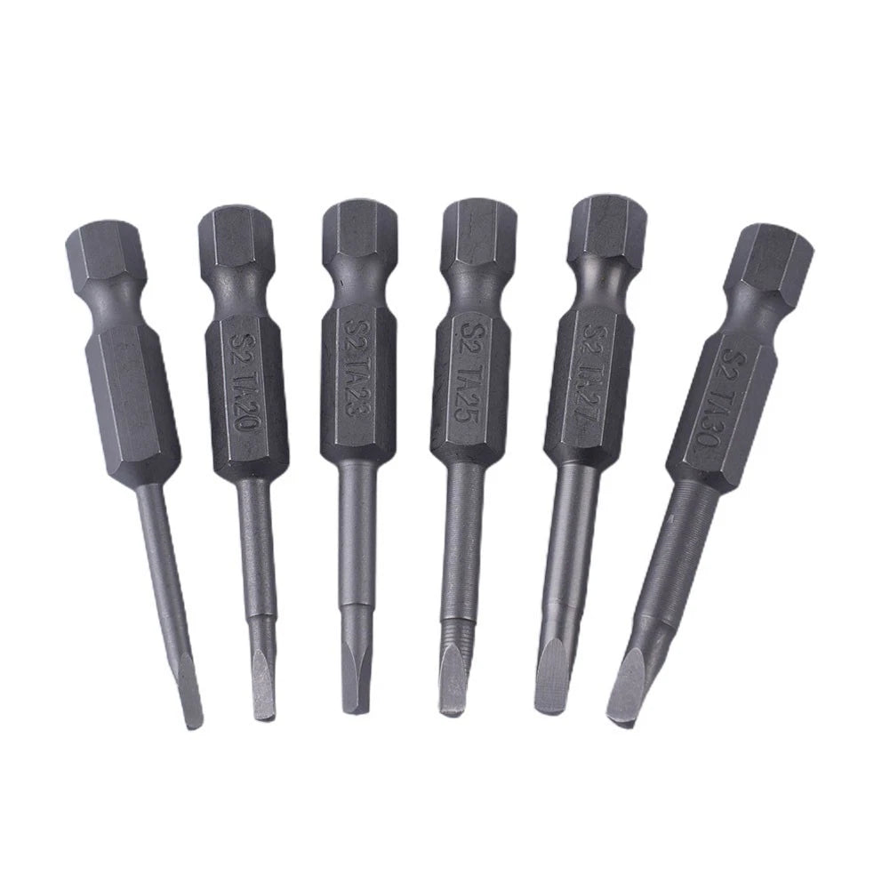 Electric Screwdriver Assembly with Triangle Bits for