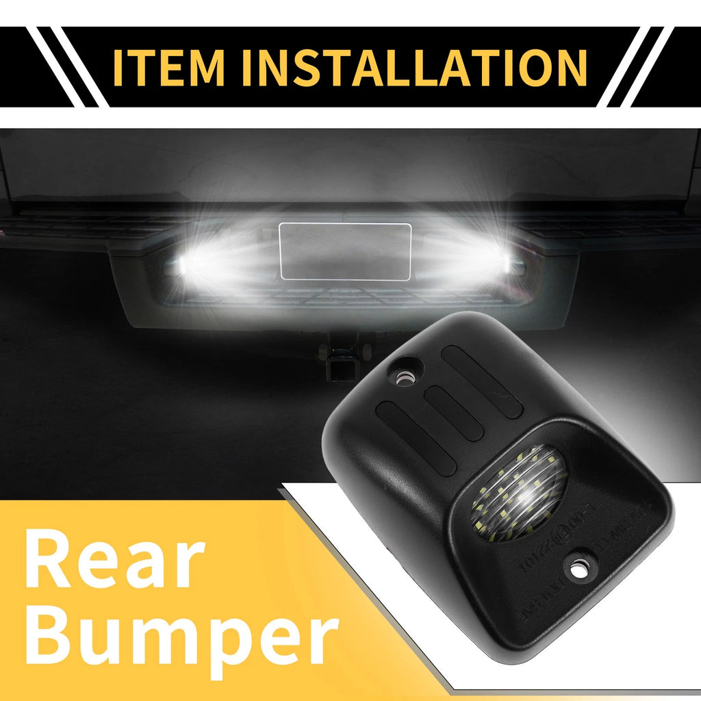 2pc License Plate Light Set Replacement for Toyota Tacoma (1995–2004)