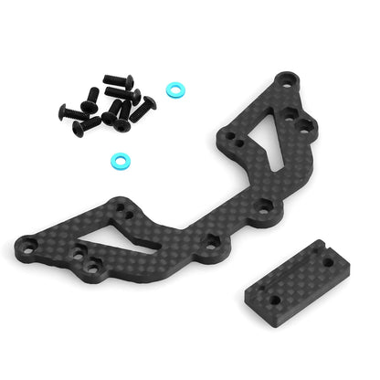 2nd Floor Plate Steering Mount with Screws for Tamiya XV01 (2010–2015)