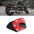Kickstand Extension Pad for Honda Motorcycles (Black Red)
