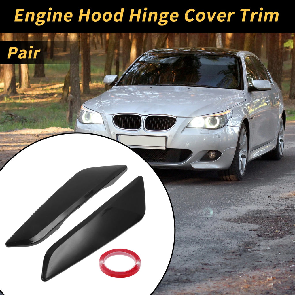 Engine Hood Hinge Cover Pair Replacement for BMW G30 5 Series (2017–2023)