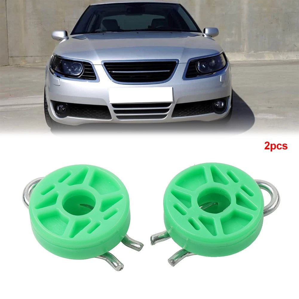 Front Power Window Regulator Guide Roller Clip for Saab 9-3 9-5 (1999–2009)