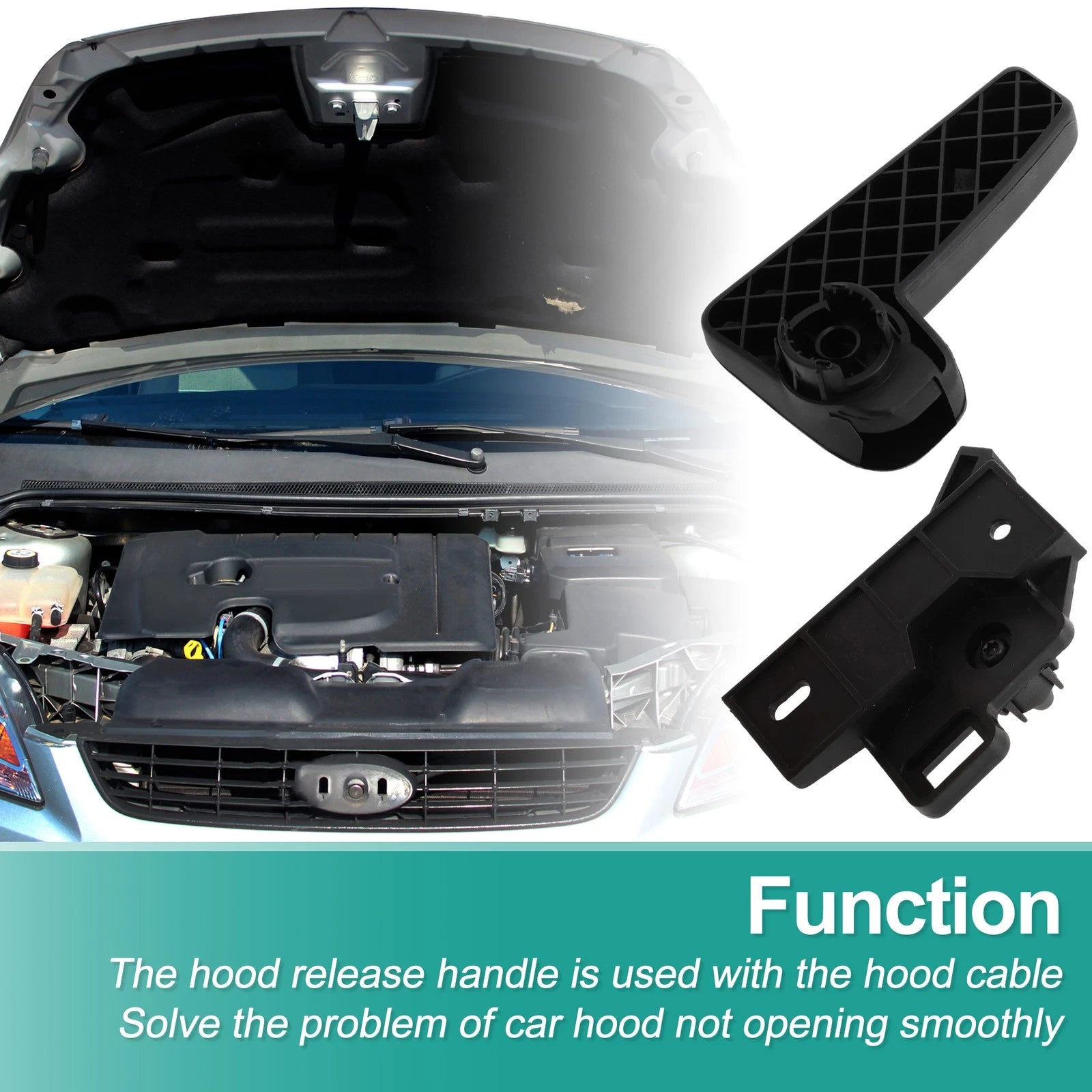Hood Latch Release Handle Replacement for Volkswagen Sharan (2016–2022)