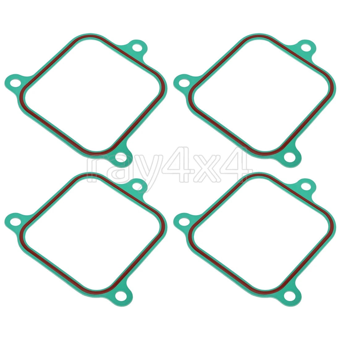 Set of 4 Plenum Gaskets for Mercury Marine Mercruiser 454 502 (805522A1)