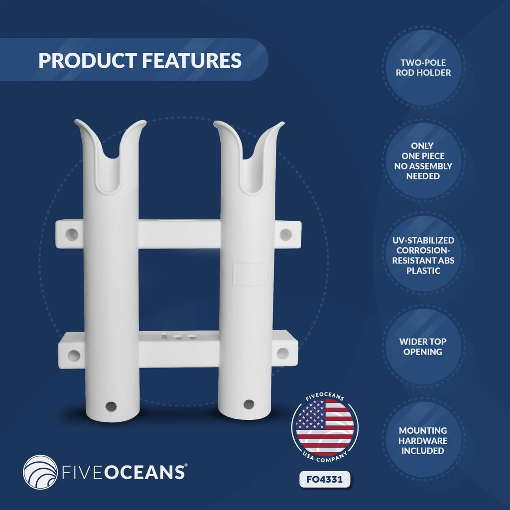 2X Side-Mount Rod Holder for Five Oceans (FO4331)