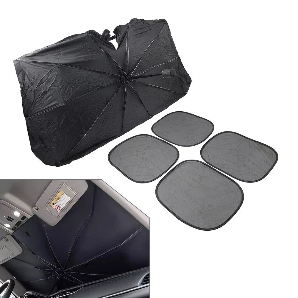 Foldable Windshield Sun Shade for Car (Universal Fit)