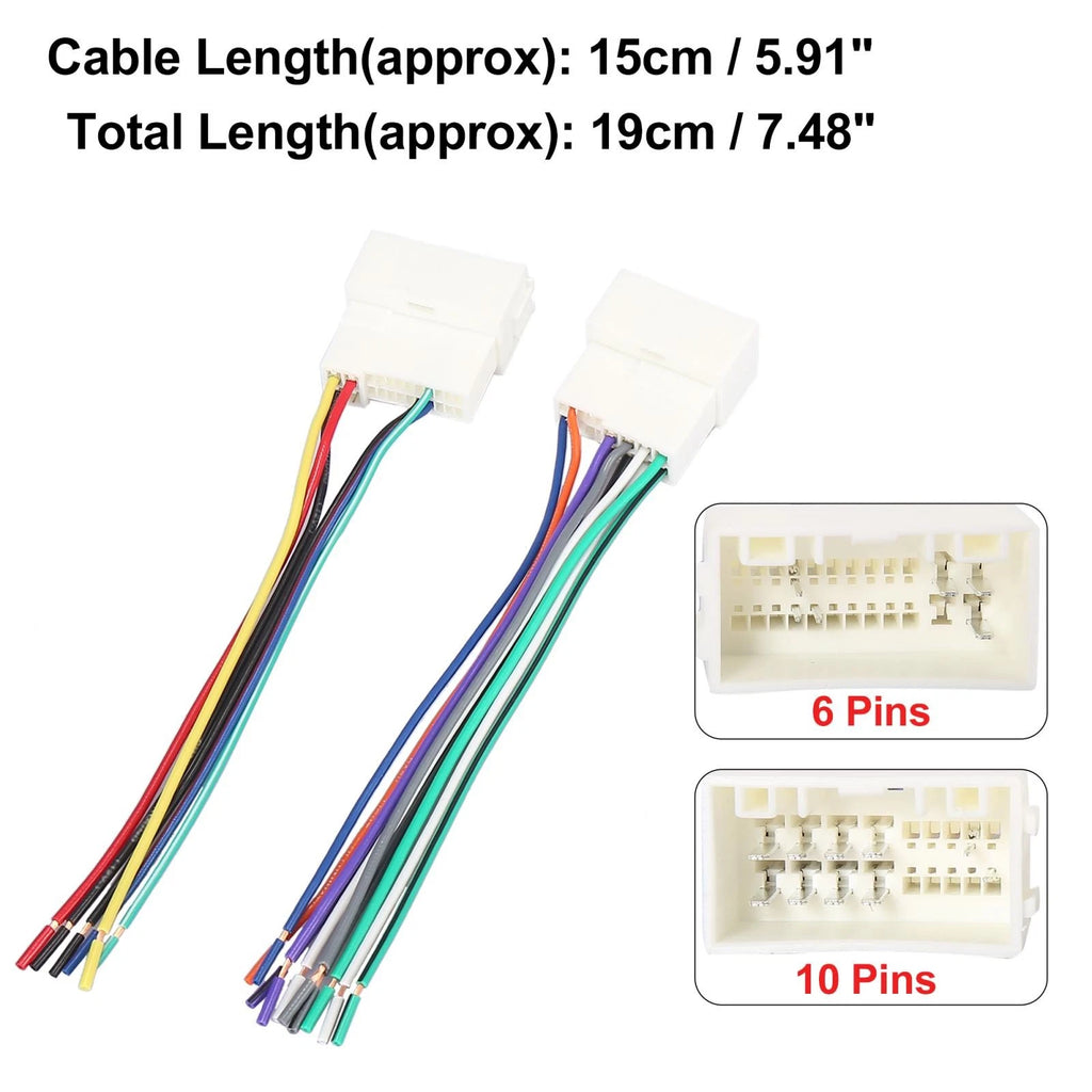 Stereo CD Player Wiring Harness Set for Hyundai Elantra (70-7304) (2000–2015)