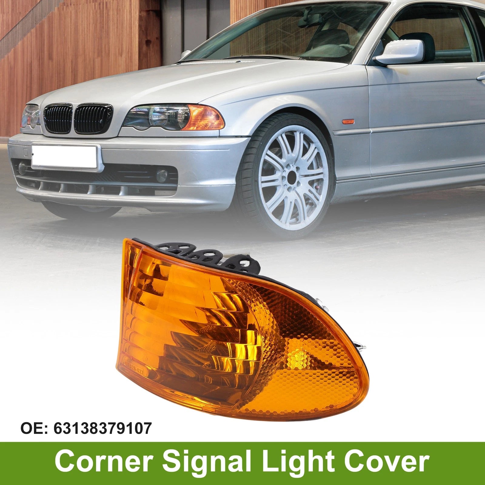 Left Corner Signal Light Cover Replacement for BMW 7 Series (1999–2001)